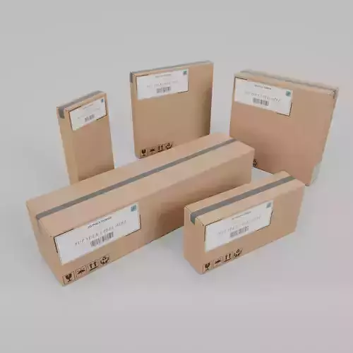 Variety Cardboard Box Collection - Rigged and Customizable Set 