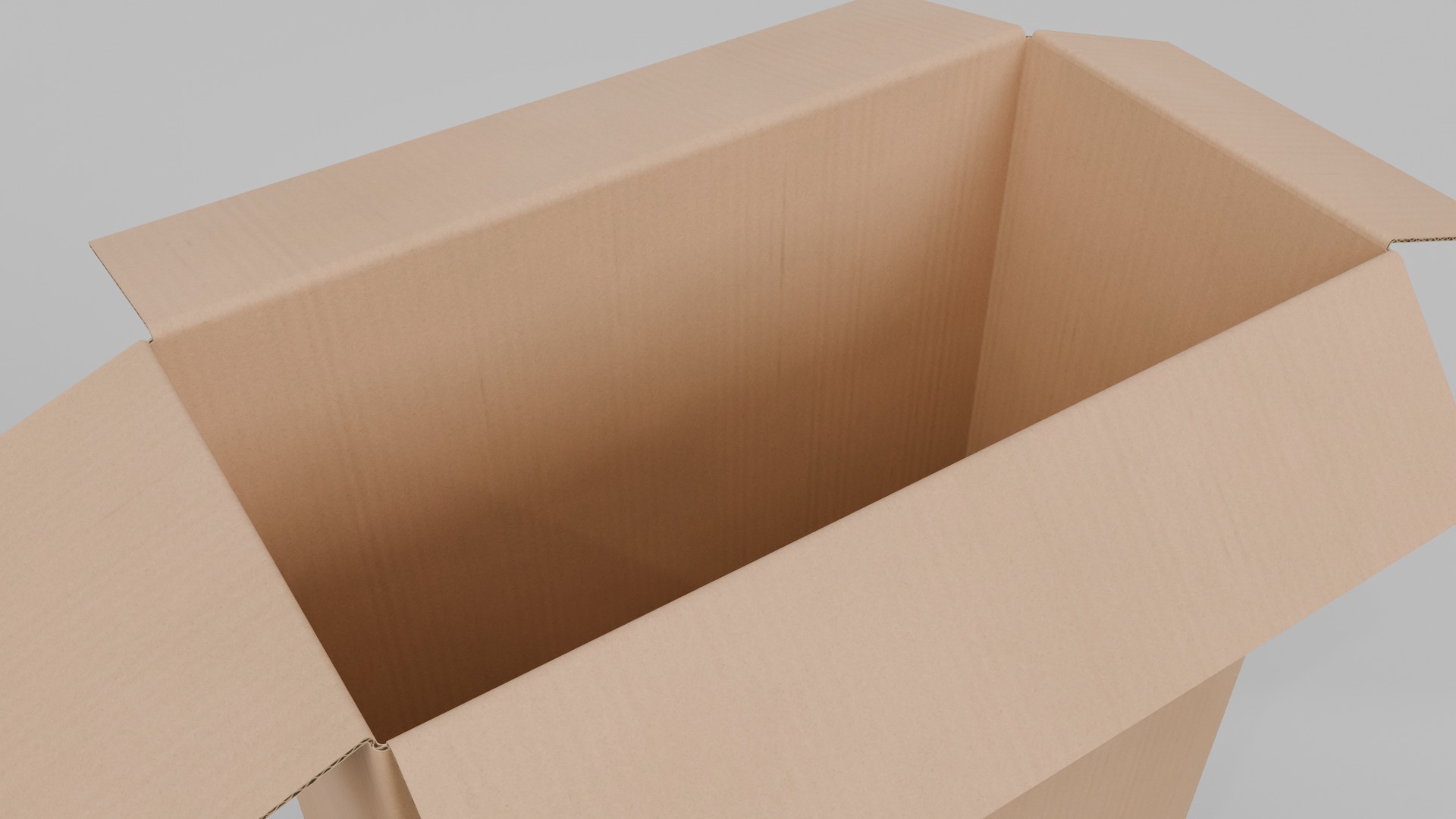 Multi-Purpose Cardboard Boxes - Rigged and Customizable Set 3D Model Collection_44