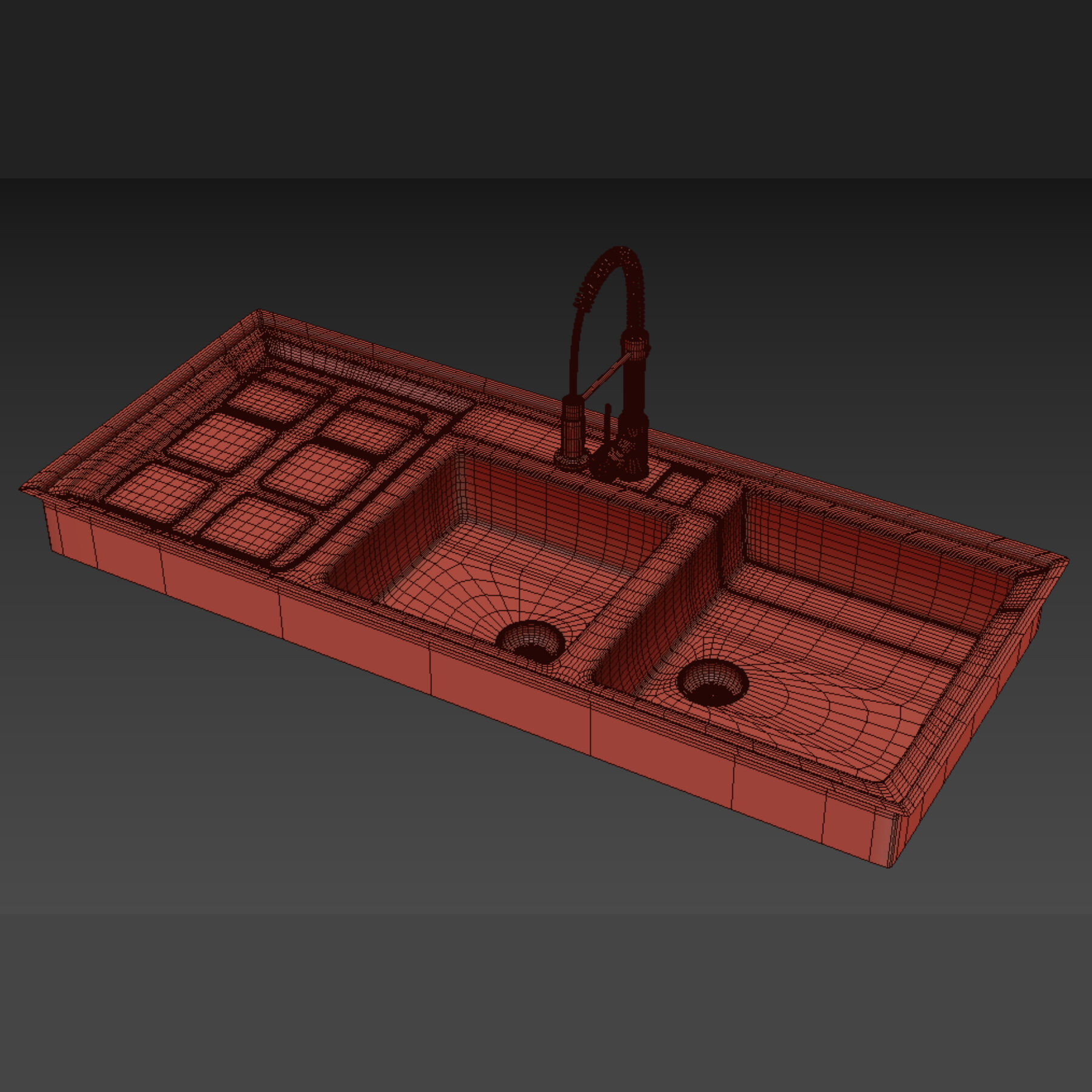 32 sinks pack 3D model_29