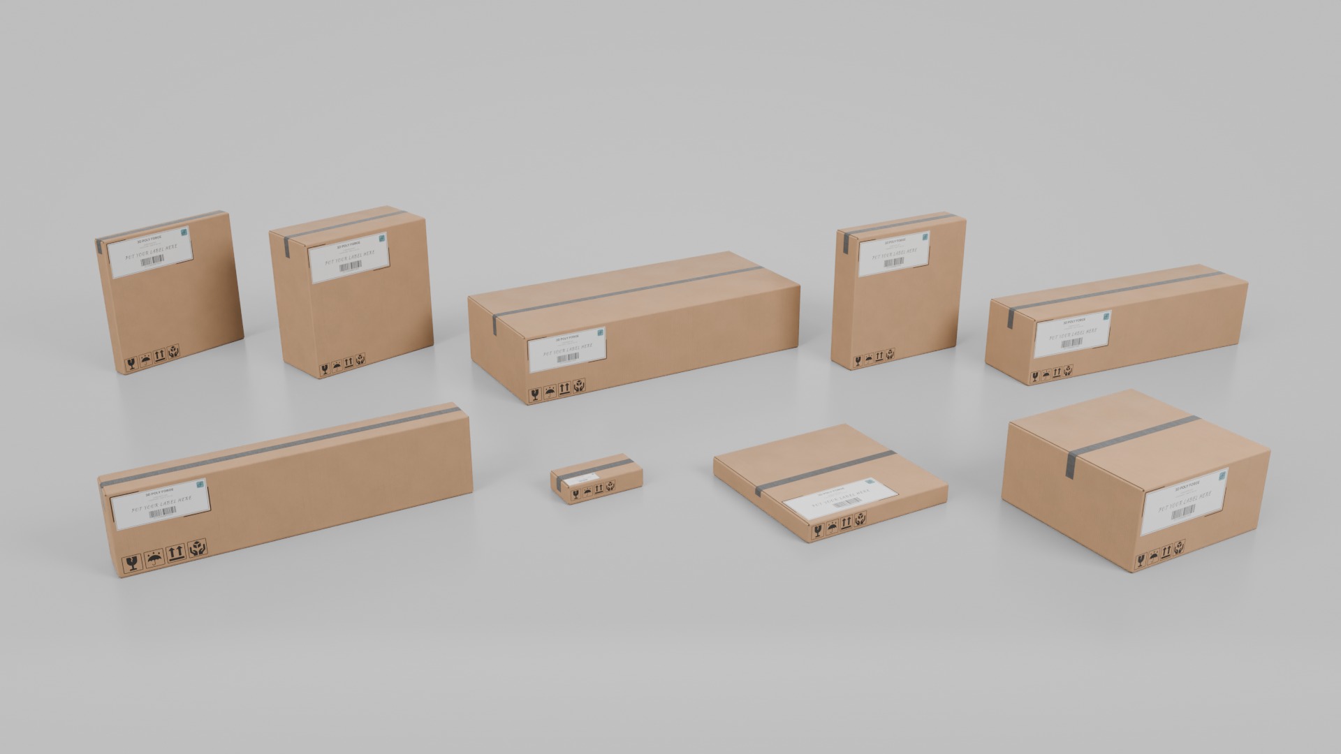 Designer Box Collection - Rigged and Customizable Set _10