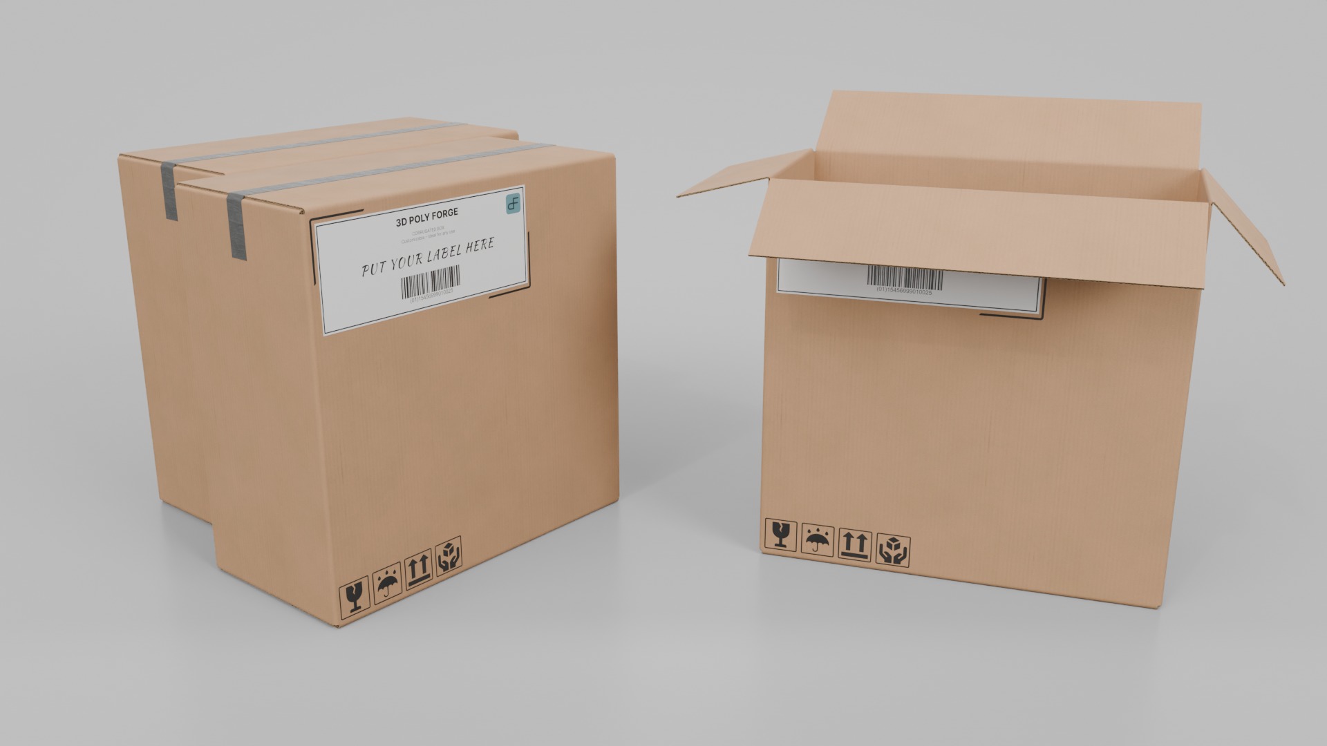 Designer Box Collection - Rigged and Customizable Set _52