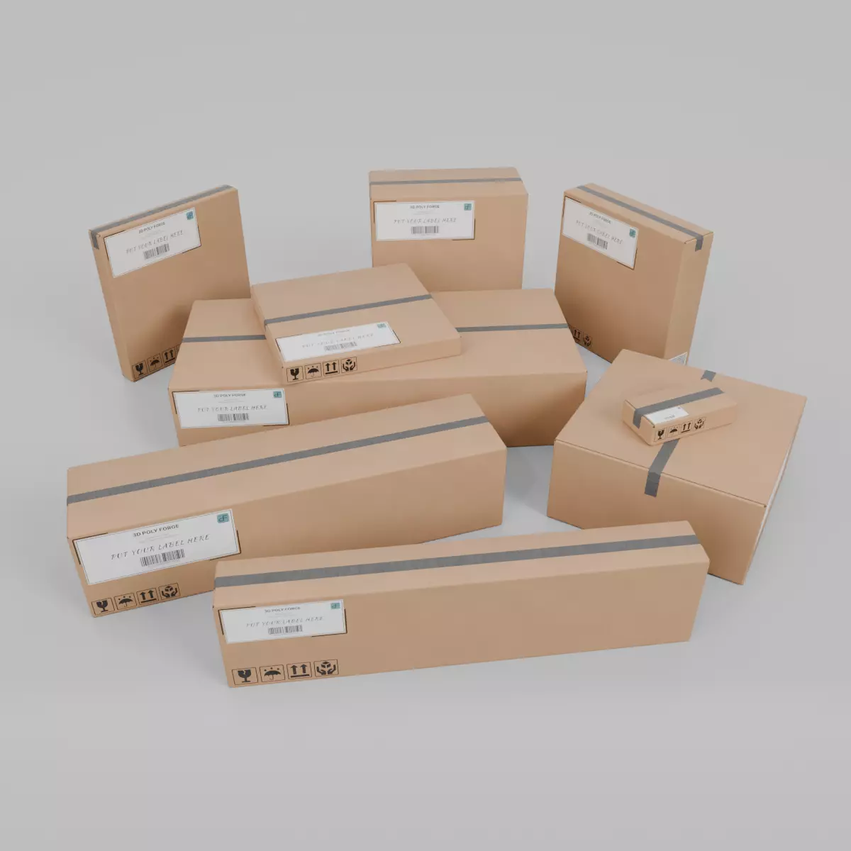 Designer Box Collection - Rigged and Customizable Set _0