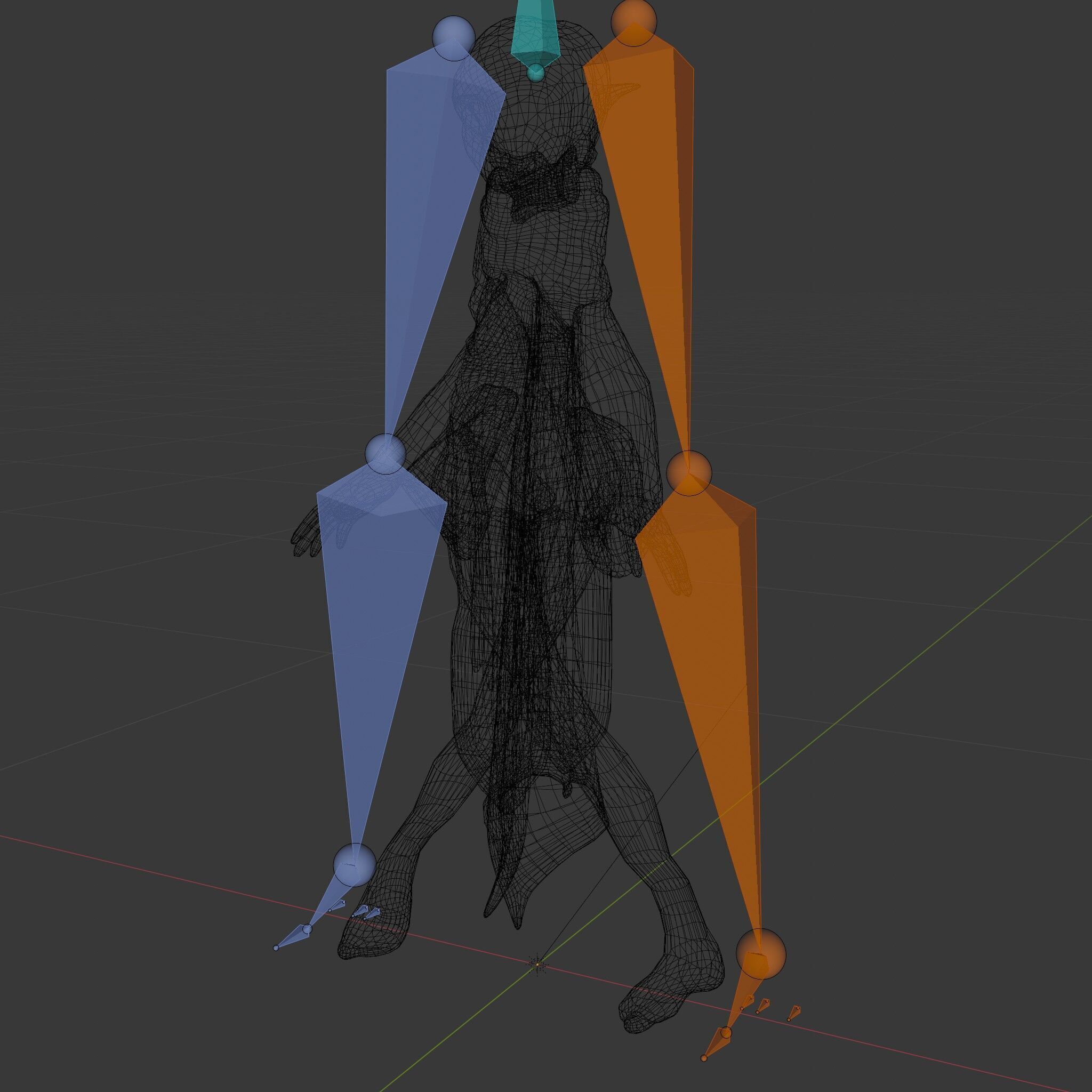 Elven Adventurer D Character Model with Cloak and Belt Low-poly 3D model_29