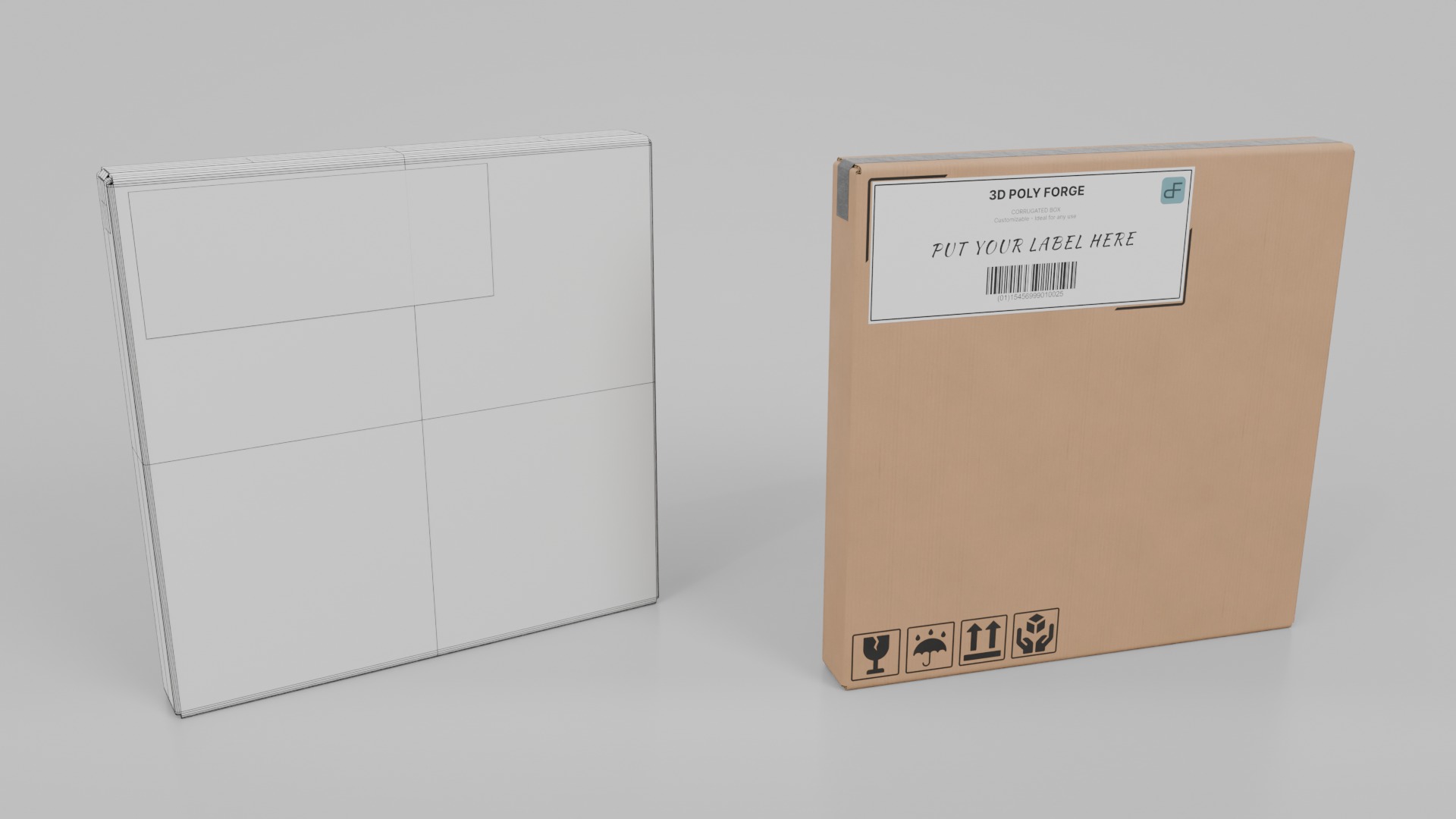 Complete Cardboard Box Collection Vol2 - Rigged and Customizable _28