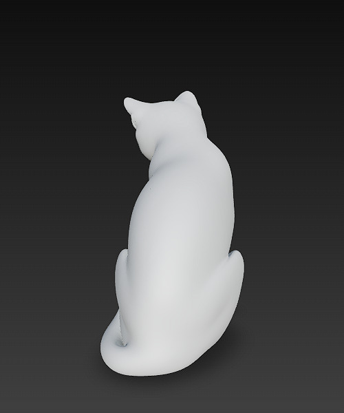 Cat Realistic 3D Model Basic - Low Poly Realistic Low-poly 3D model_10