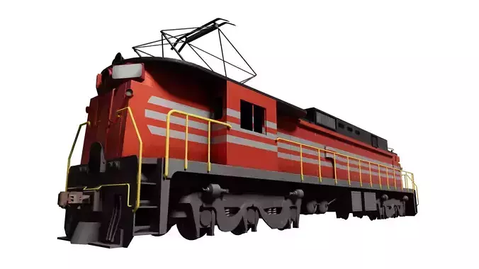 General Electric E-33 Low-poly 3D model