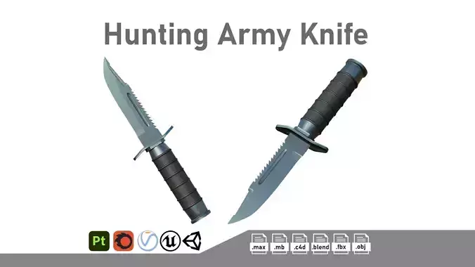 Tactical Hunting Army Knife