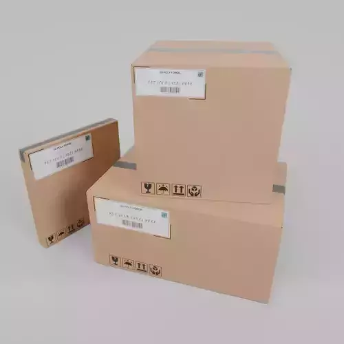Essential Cube and Rectangular Box - Rigged and Customizable 3D Model Collection