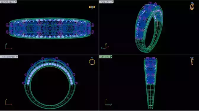 Round Cut Engagement Ring 