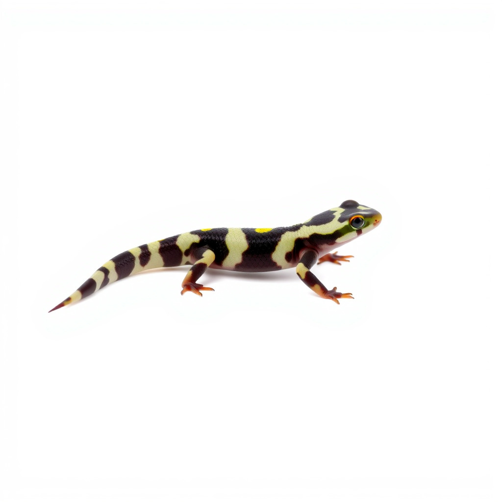Colorful Salamander Model Pack Low-poly 3D model_2