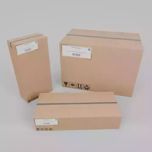 Heavy-Duty Shipping Box Trio - Rigged and Customizable 3D Model Collection