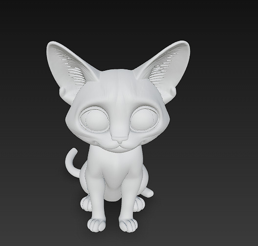 Cat Realistic 3D Model Basic - Low Poly Realistic Low-poly 3D model_15