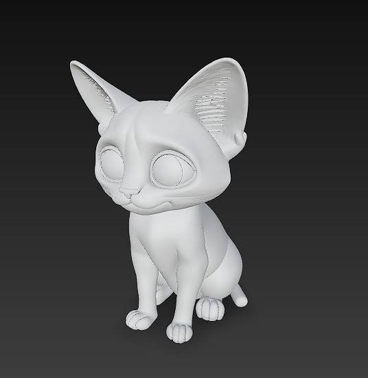 Cat Realistic 3D Model Basic - Low Poly Realistic Low-poly 3D model_10