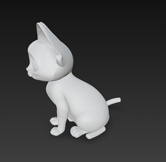 Cat Realistic 3D Model Basic - Low Poly Realistic Low-poly 3D model_14