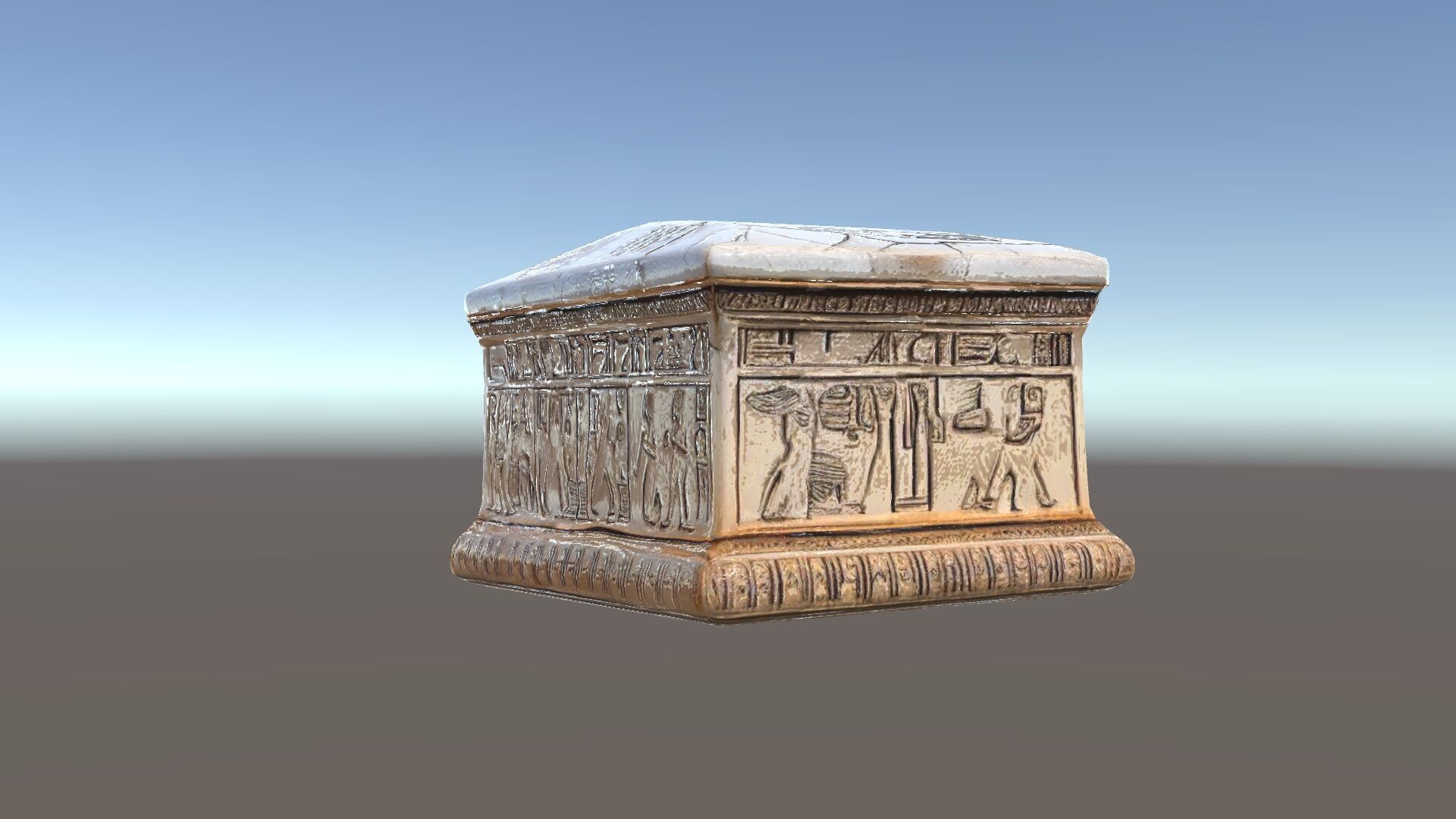 Ancient Egyptian Sarcophagus D Model Pack Low-poly 3D model_15