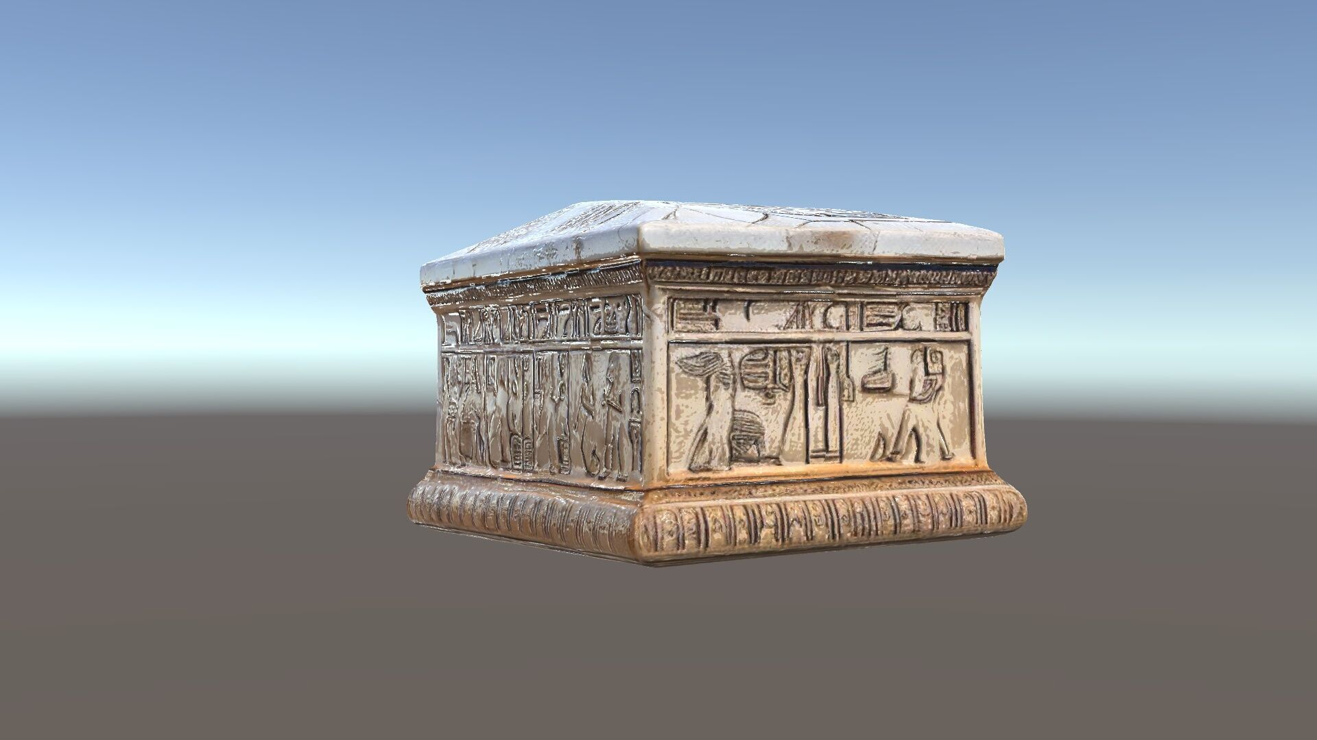 Ancient Egyptian Sarcophagus D Model Pack Low-poly 3D model_20
