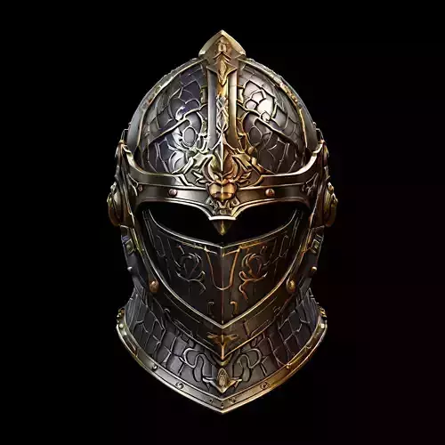 Fantasy Medieval Knight Helmet