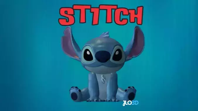 Stitch Separated by Colors STL File