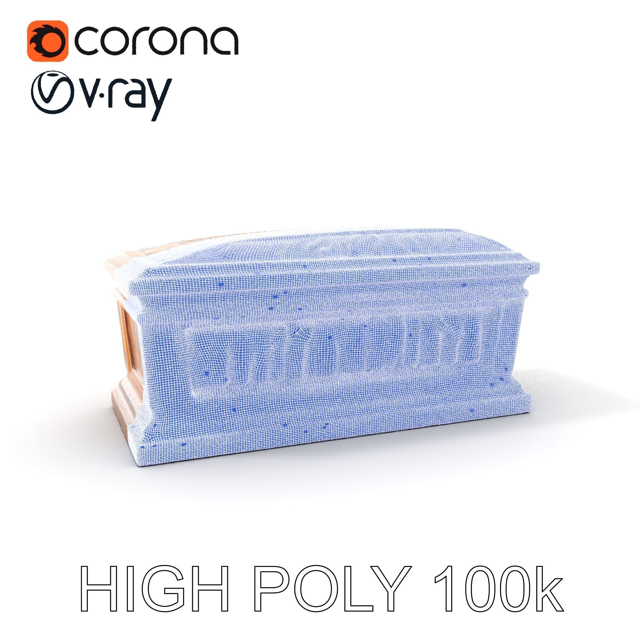 Ancient Egyptian Sarcophagus D Model Pack Low-poly 3D model_4