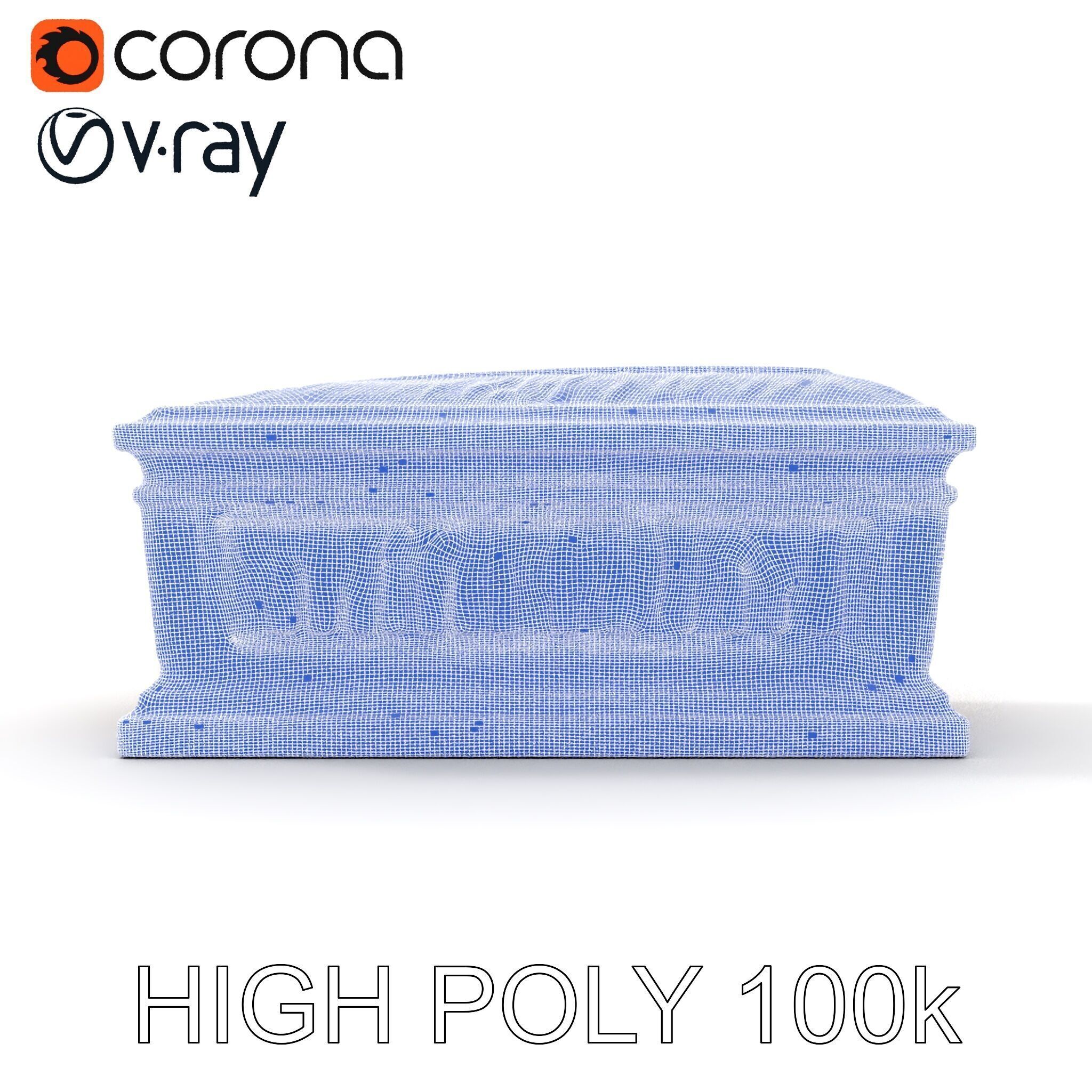 Ancient Egyptian Sarcophagus D Model Pack Low-poly 3D model_12