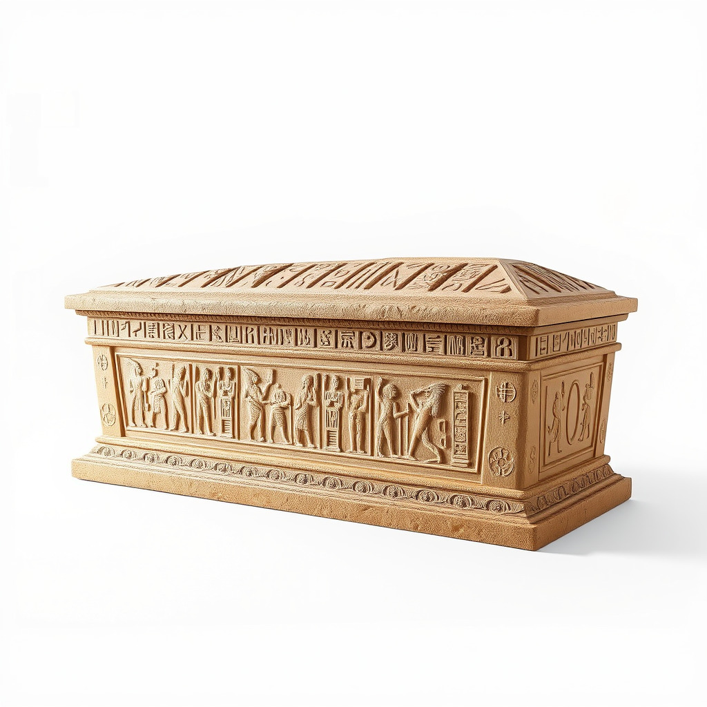 Ancient Egyptian Sarcophagus D Model Pack Low-poly 3D model_2
