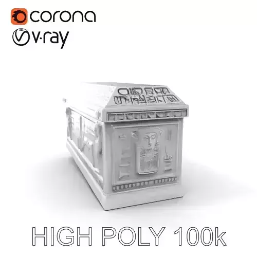 Ancient Egyptian Sarcophagus D Model Pack