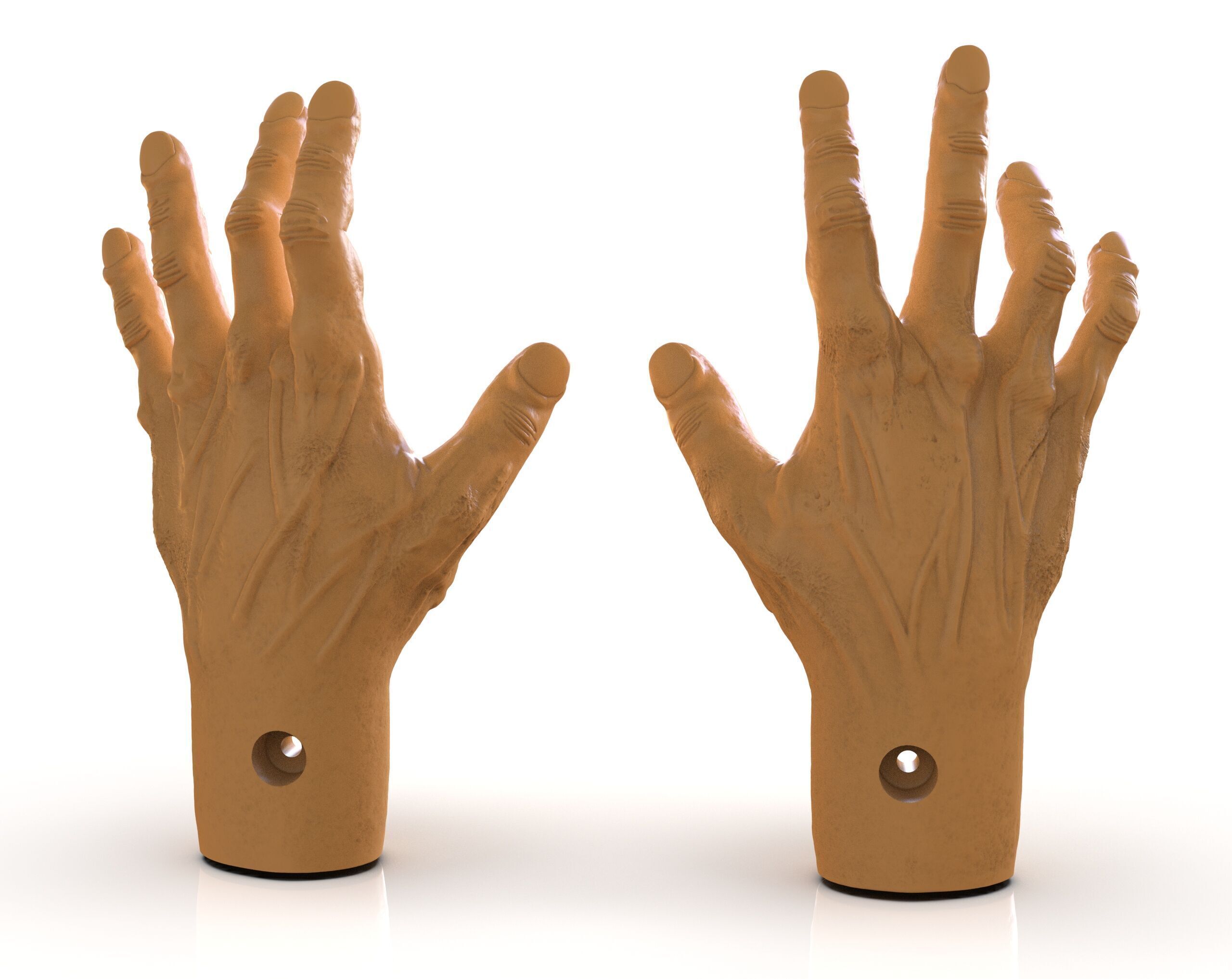 Tortured Man Hands 3D print model_5