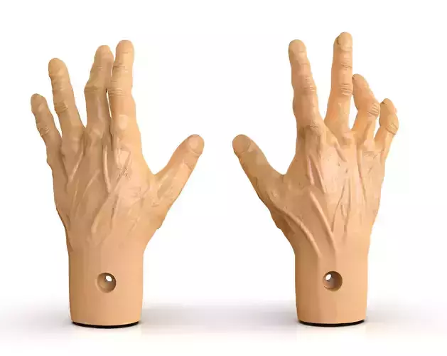 Tortured Man Hands 3D print model