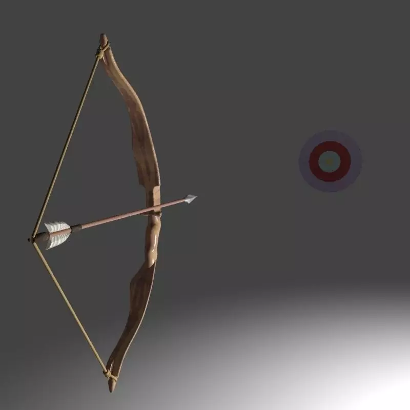 Archery - ARCO E FLECHA Low-poly 3D model
