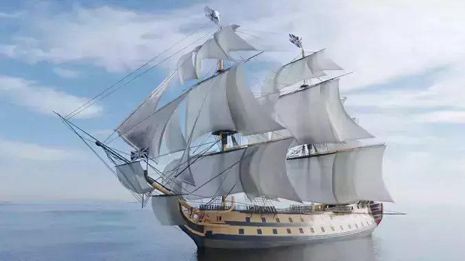 HMS Vanguard Sailing ship