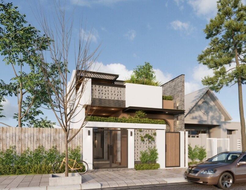 House exterior and interior model 3D model_29