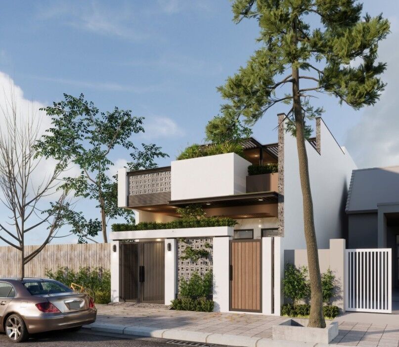 House exterior and interior model 3D model_23