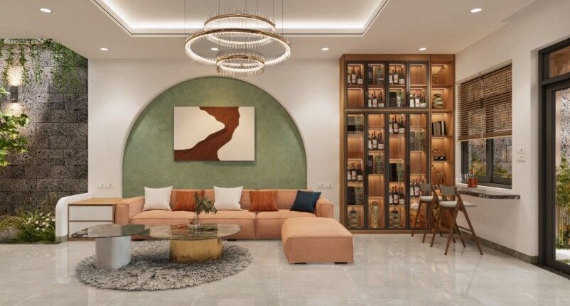 House exterior and interior model 3D model_1