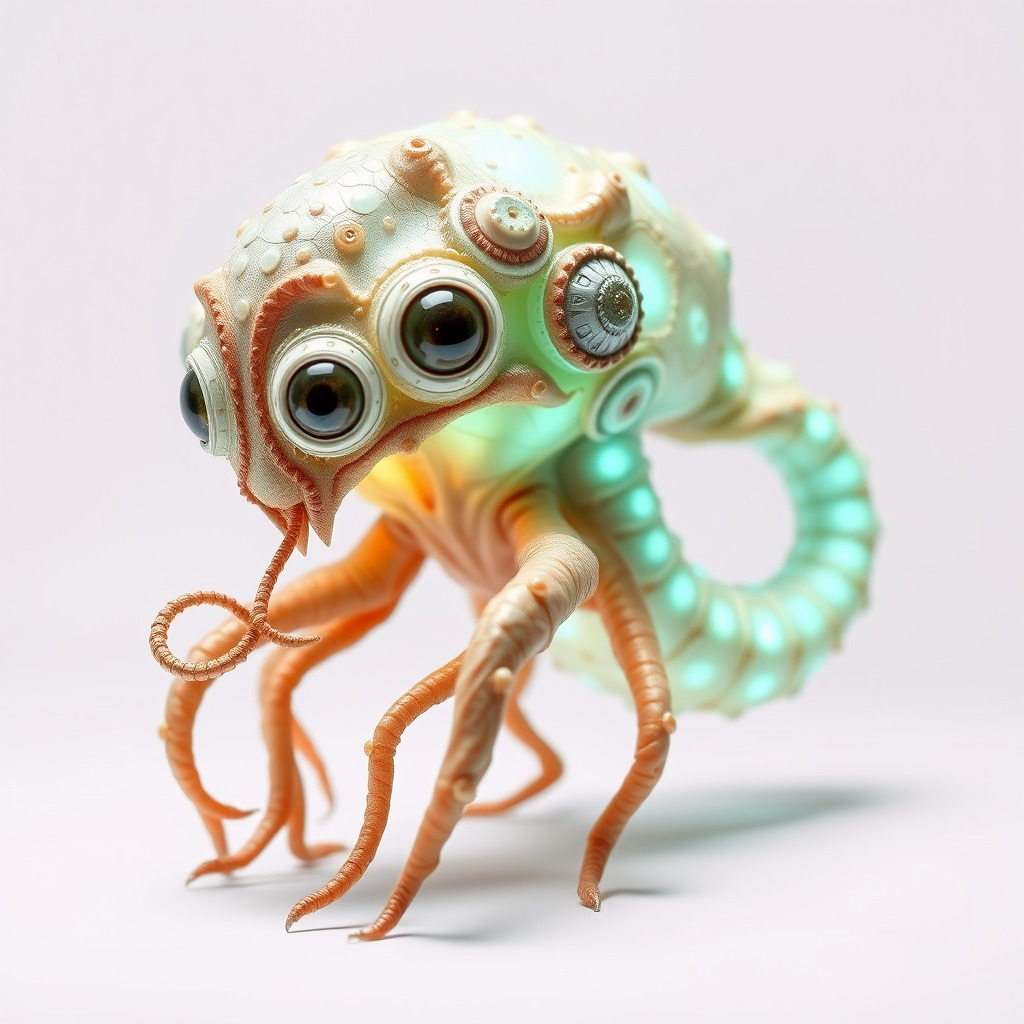 Alien Creature Model Pack for SciFi Projects Low-poly 3D model_2