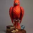 Majestic Phoenix   Mythical Firebird 3D Model  3D print model