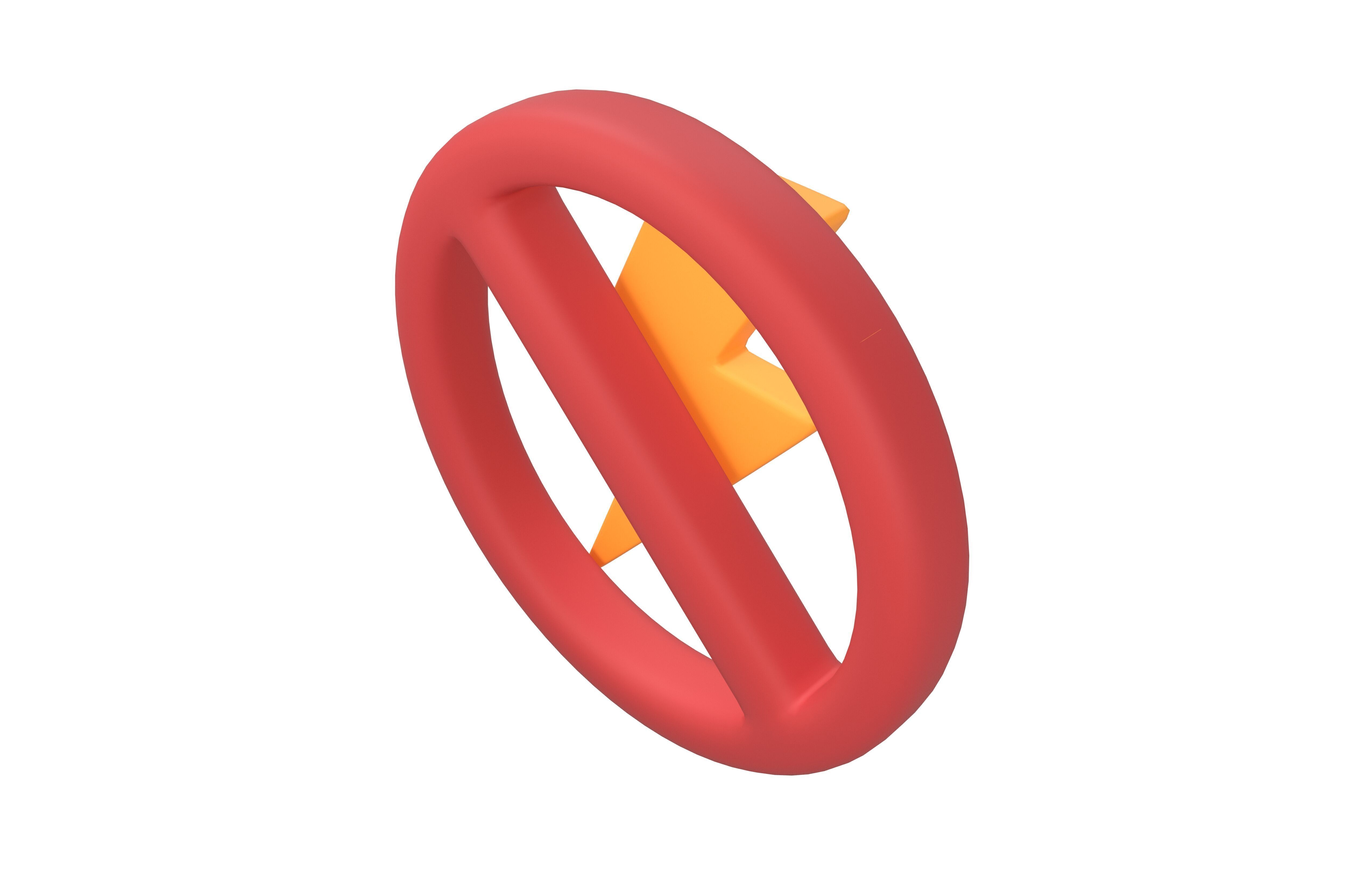 No Electricity Icon v1 001 Low-poly 3D model_2