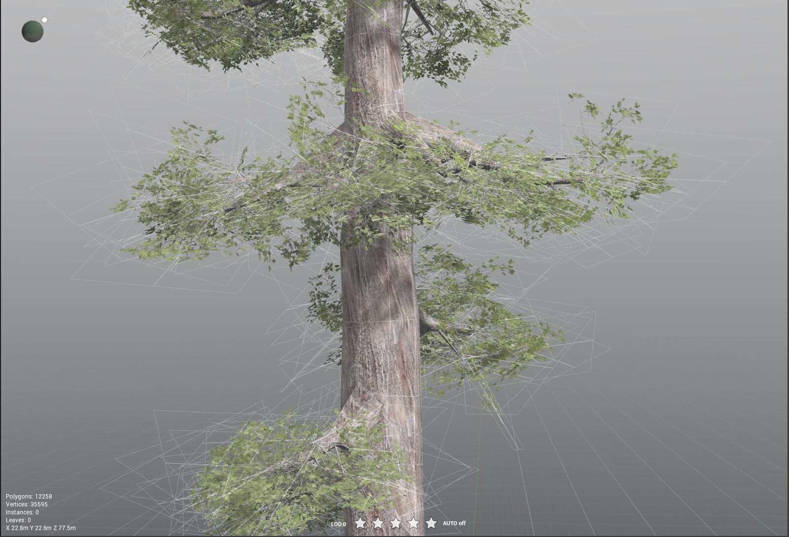 EVERYPlant Coastal Redwood LowPoly Low-poly 3D model_33