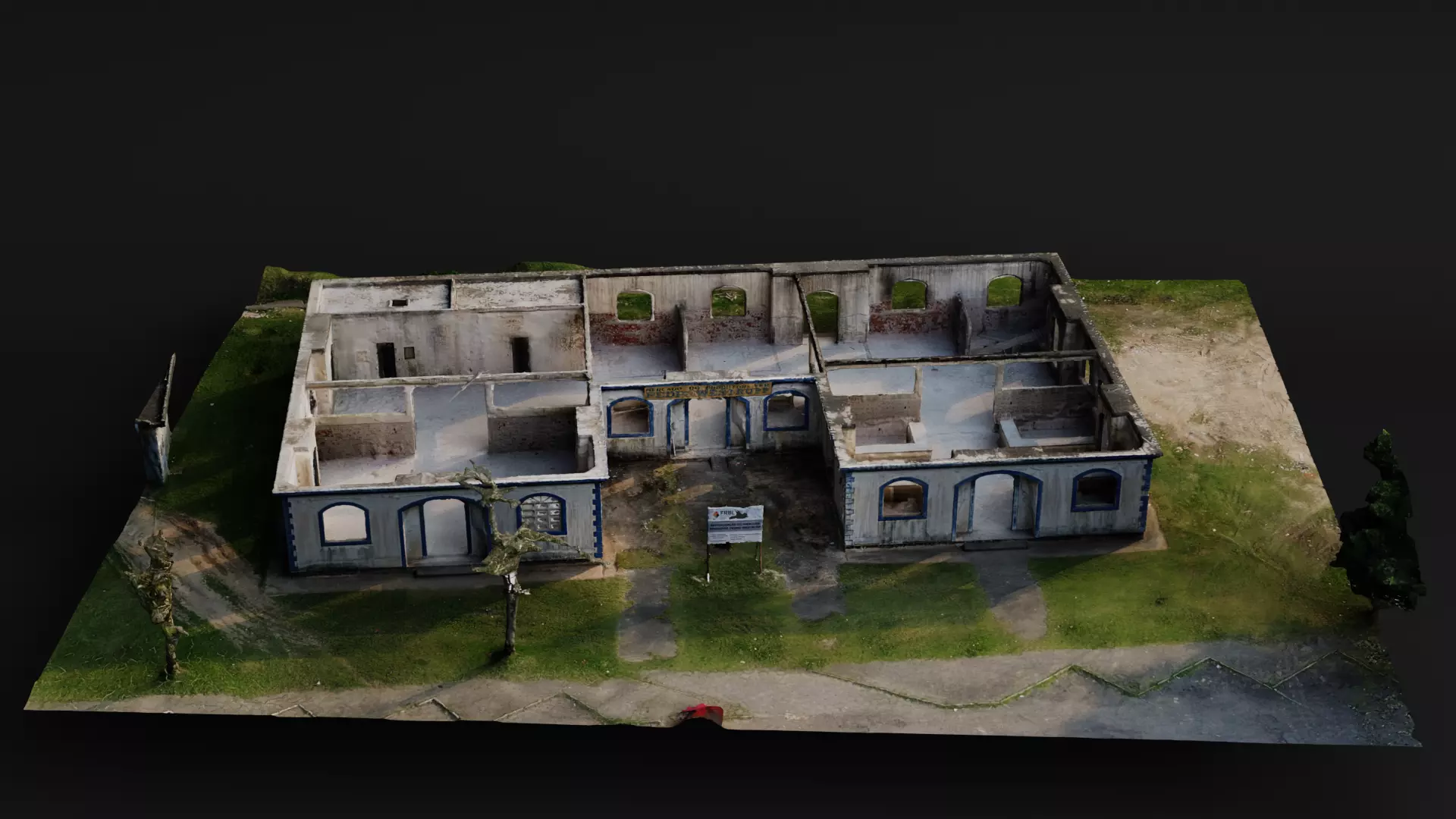 Old Brazilian Marketplace 3D Scan and Point Cloud 3D model