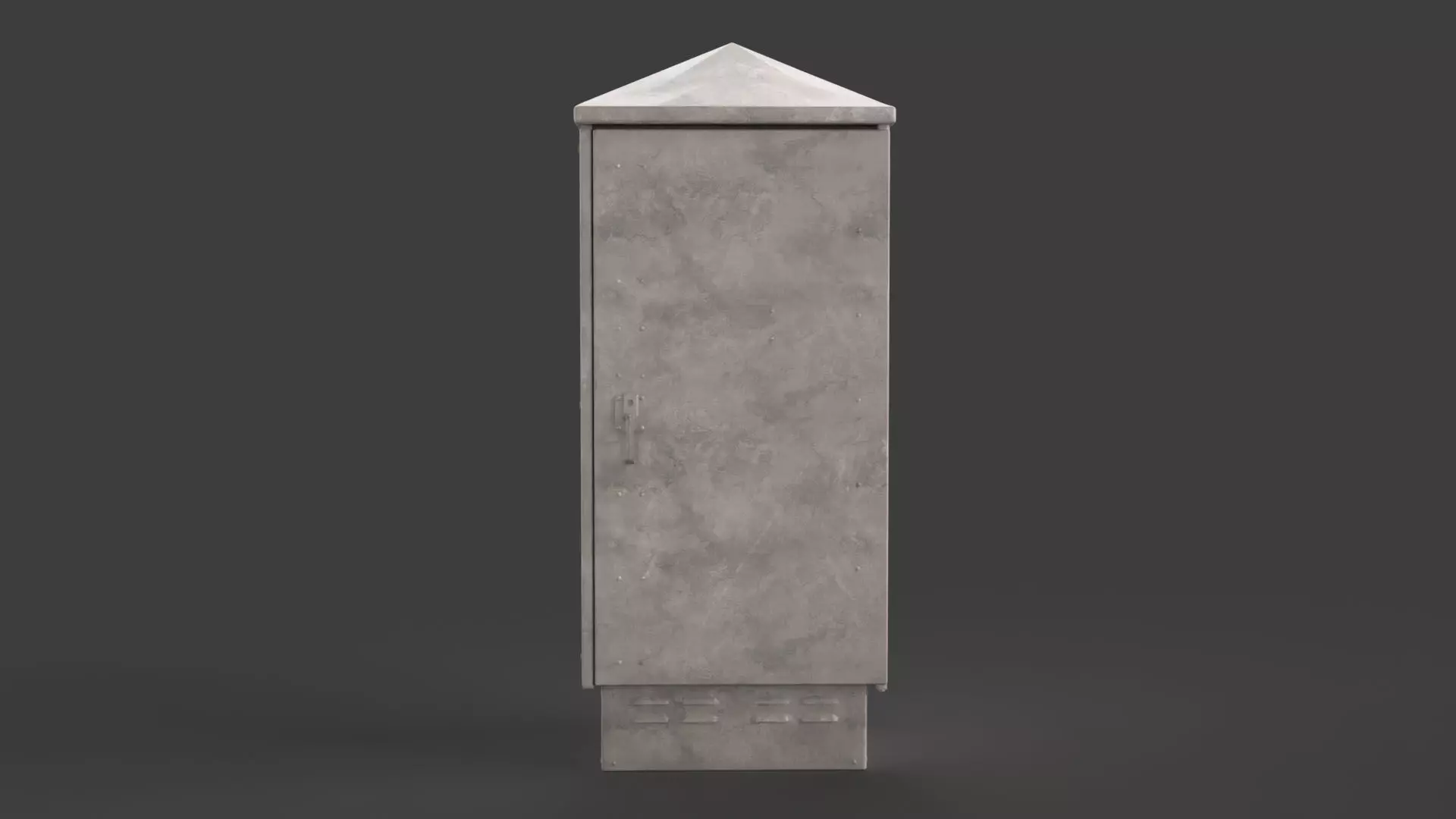 Electrical Box Low-poly 3D model_0
