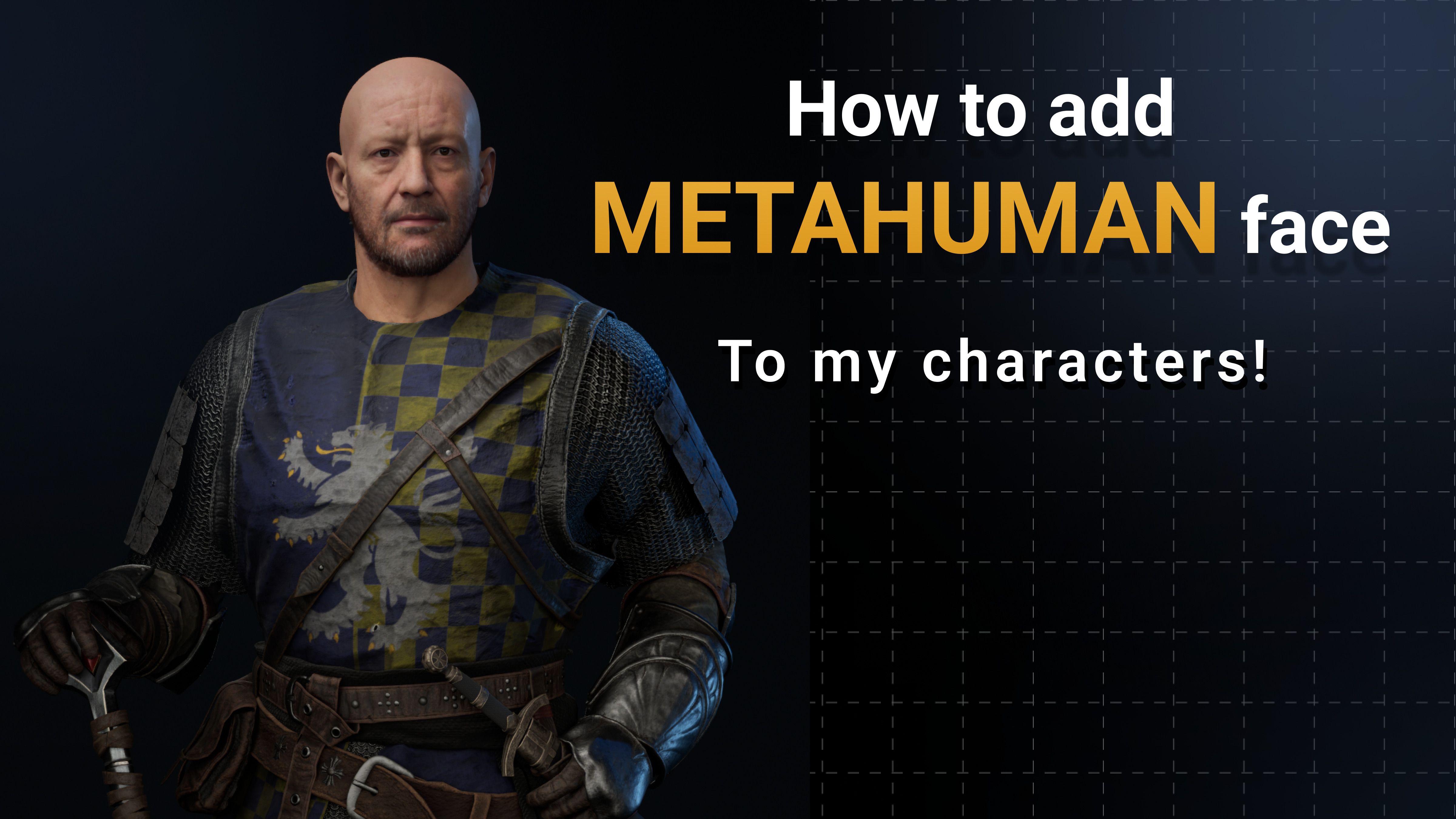 Knight 3 Templar - Modular model and Customization system Low-poly 3D model_12