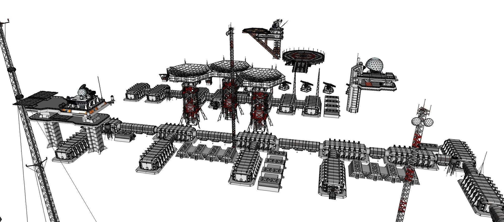 sci fi outpost 3D model_39