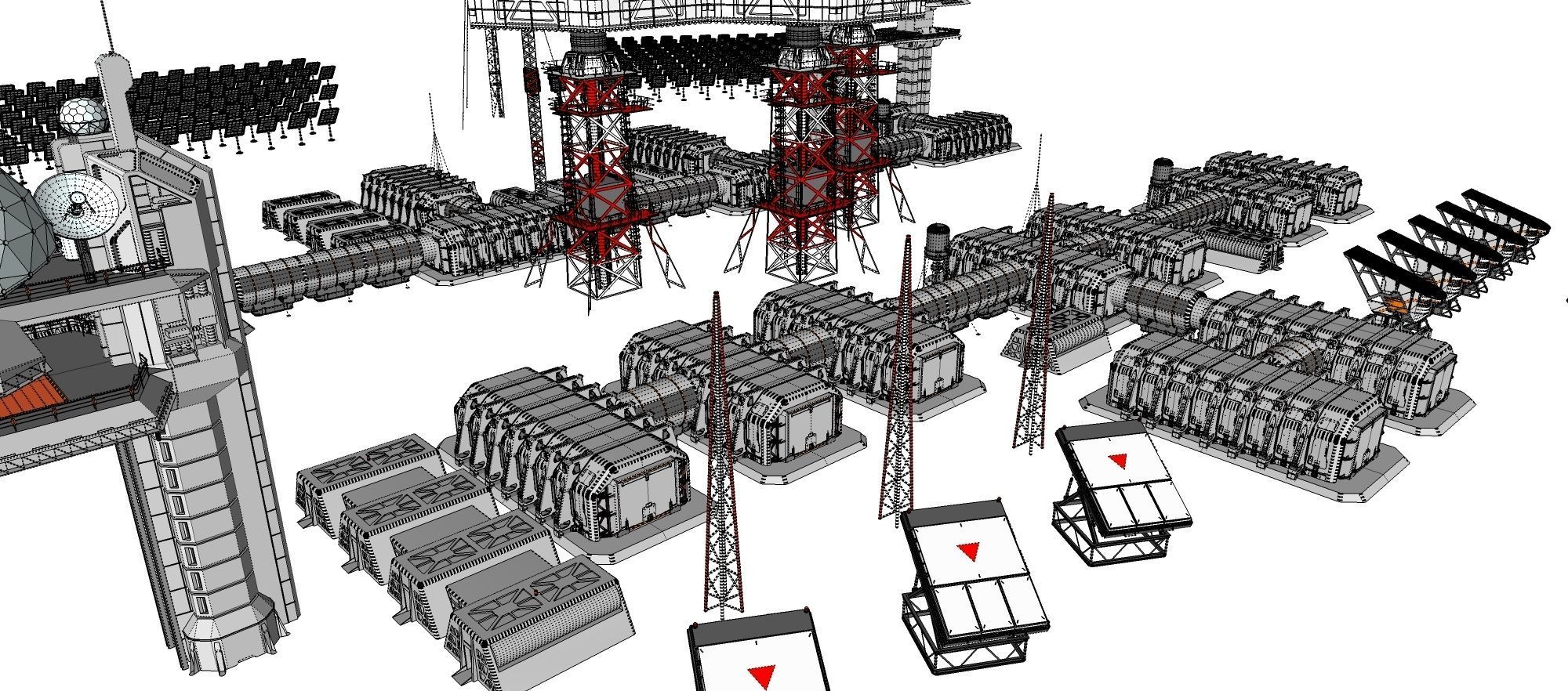 sci fi outpost 3D model_34