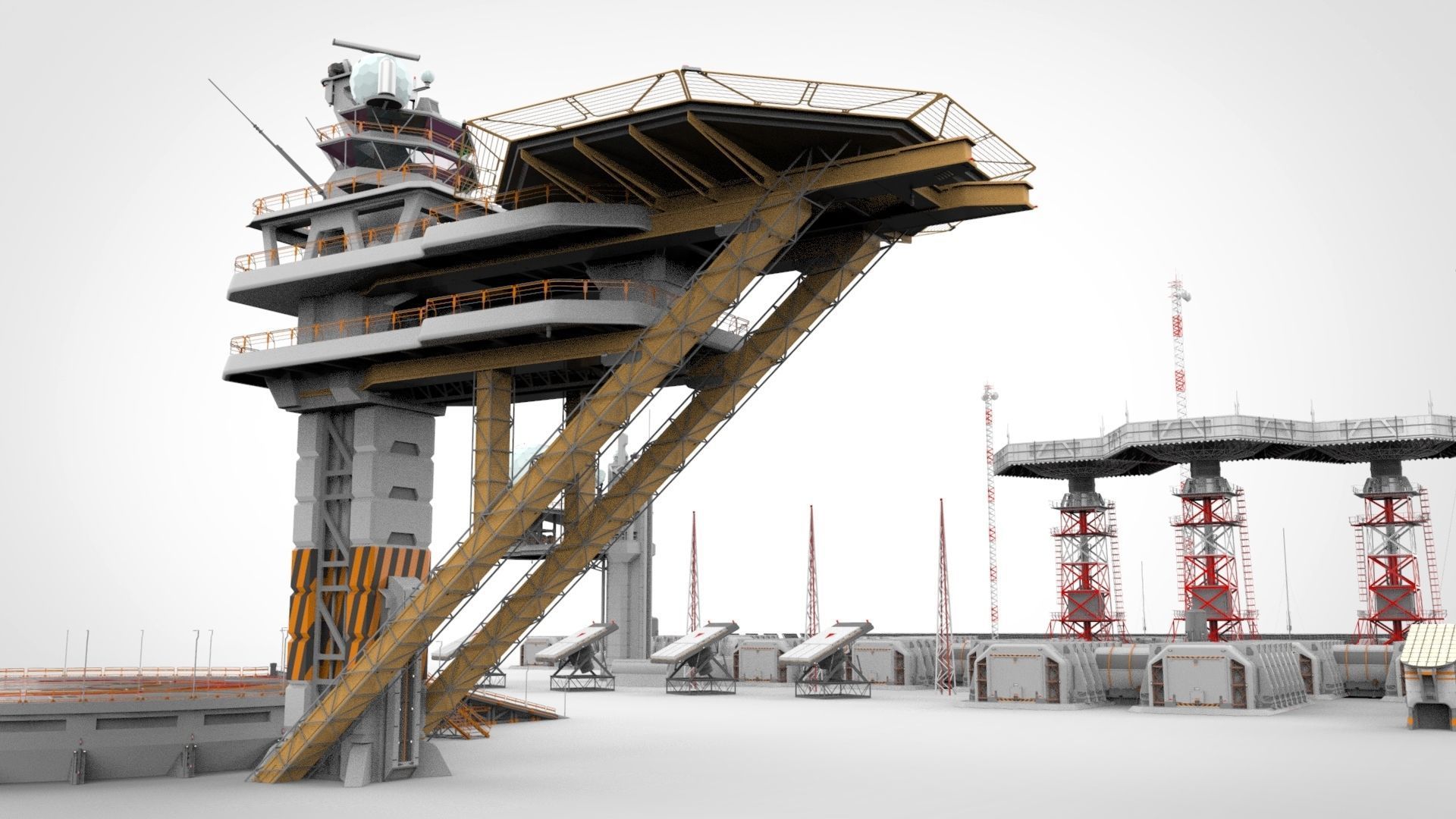sci fi outpost 3D model_26