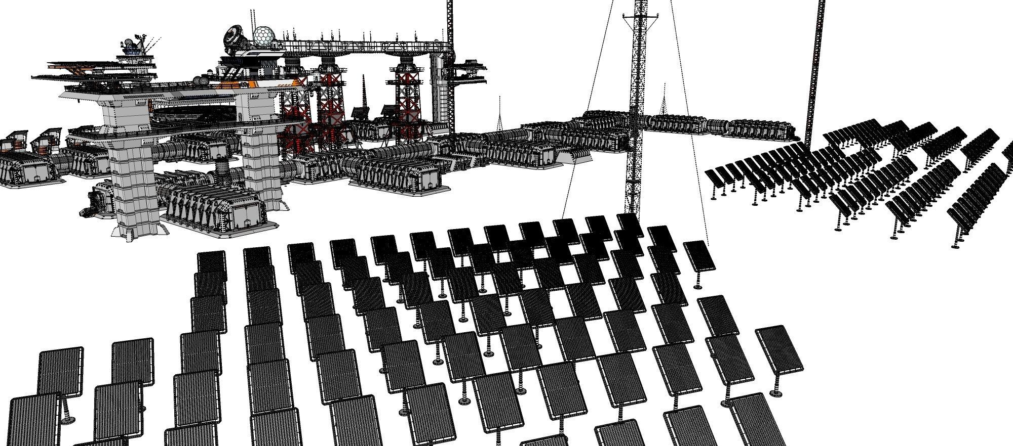 sci fi outpost 3D model_38