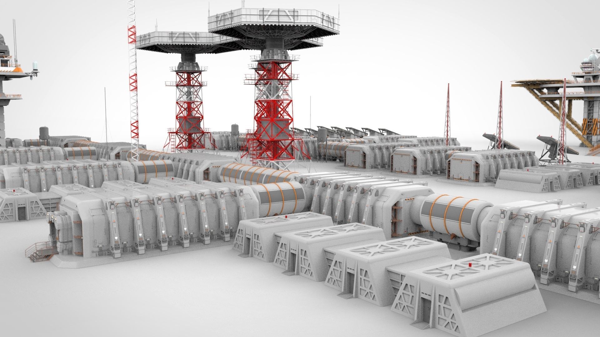 sci fi outpost 3D model_23
