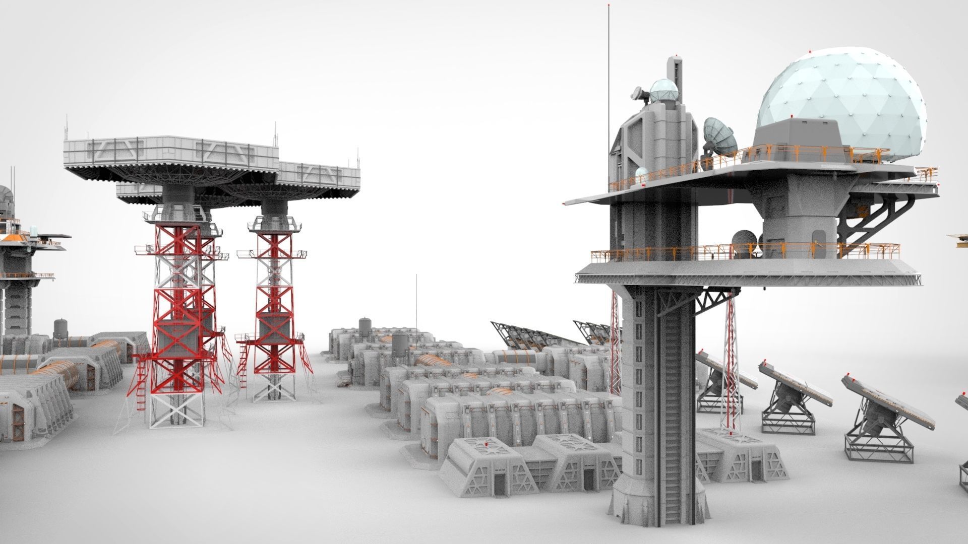 sci fi outpost 3D model_22