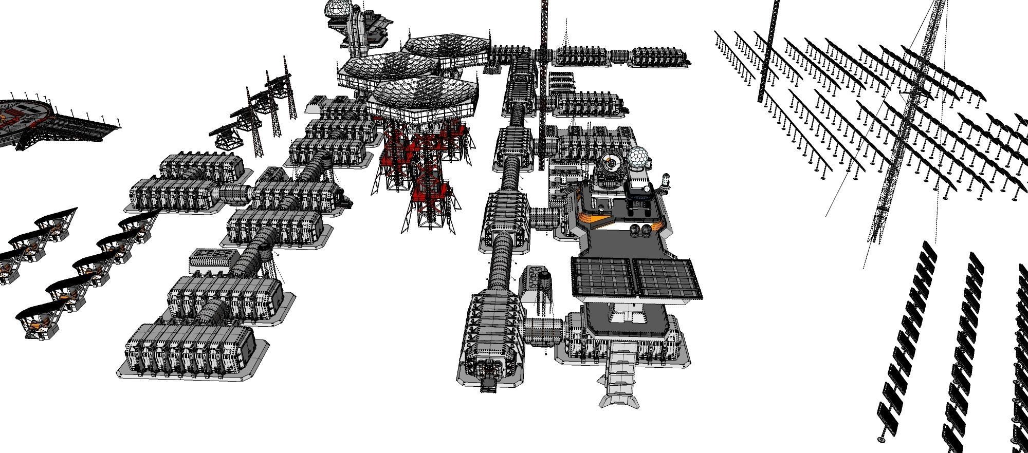 sci fi outpost 3D model_37