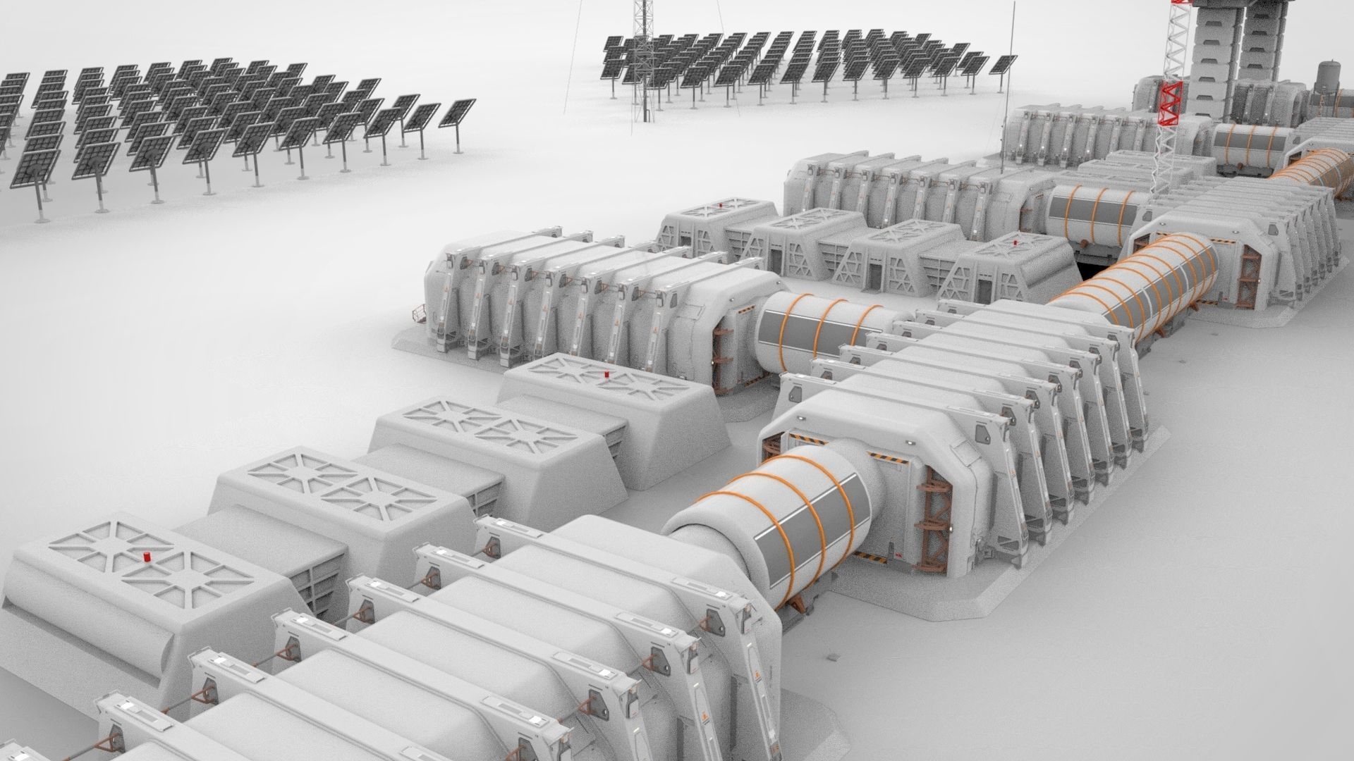 sci fi outpost 3D model_16