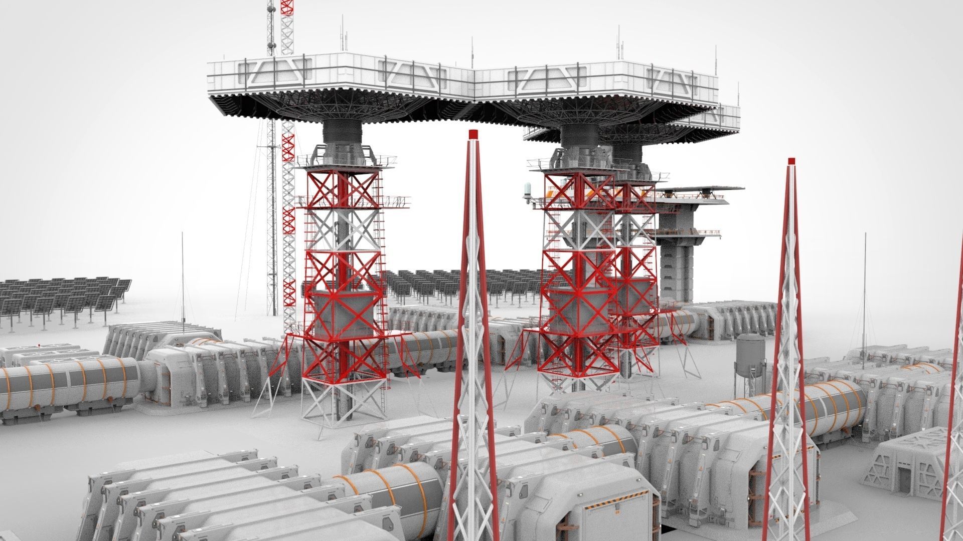 sci fi outpost 3D model_27