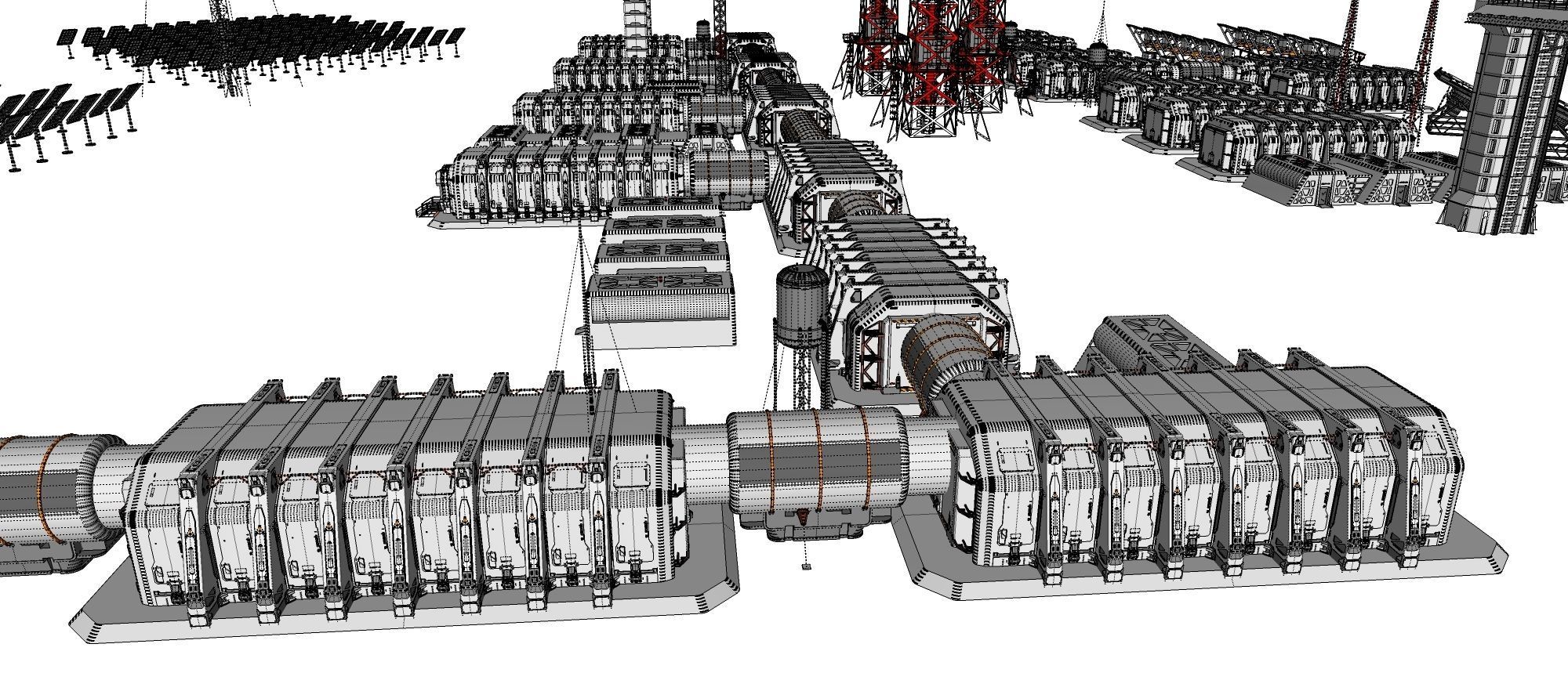 sci fi outpost 3D model_33